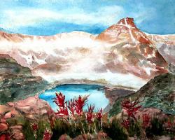 Holy Cross with Bowl of Tears Lake